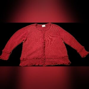 Susan Bristol Red Women's Cardigan